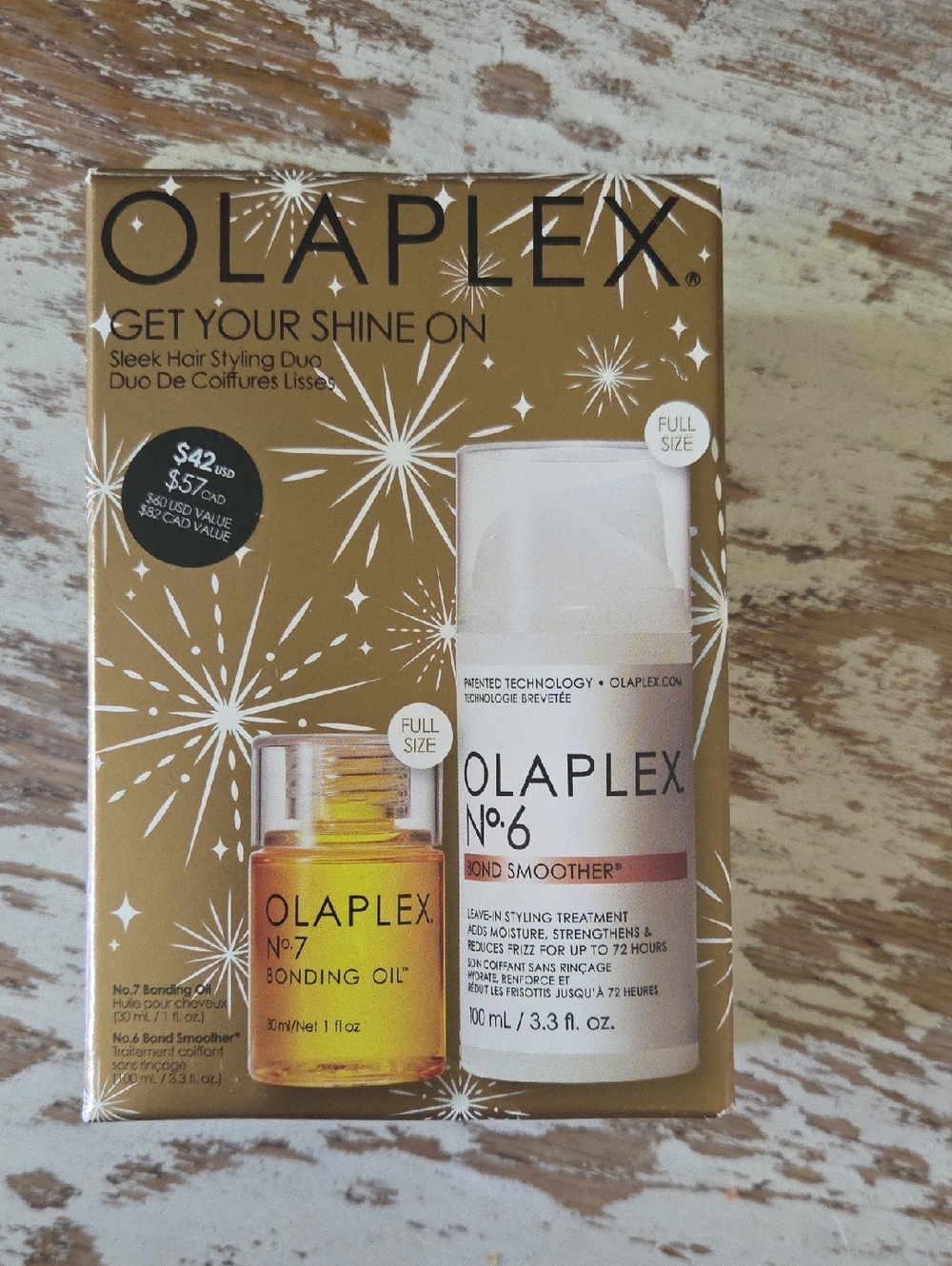 OLAPLEX No.6 & No.7 Hair Treatment Duo — Gold & White